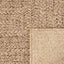 gulvtæppe ZIZUR 80x200 cm jute-look indendørs og udendørs