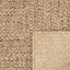 gulvtæppe ZIZUR 80x250 cm jute-look indendørs og udendørs