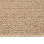 gulvtæppe ZIZUR 120x120 cm jute-look indendørs og udendørs