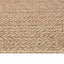 gulvtæppe ZIZUR 240x240 cm jute-look indendørs og udendørs