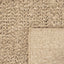 gulvtæppe ZIZUR 200x200 cm jute-look indendørs og udendørs