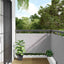 altanafskærmning 600x90 cm PVC grå