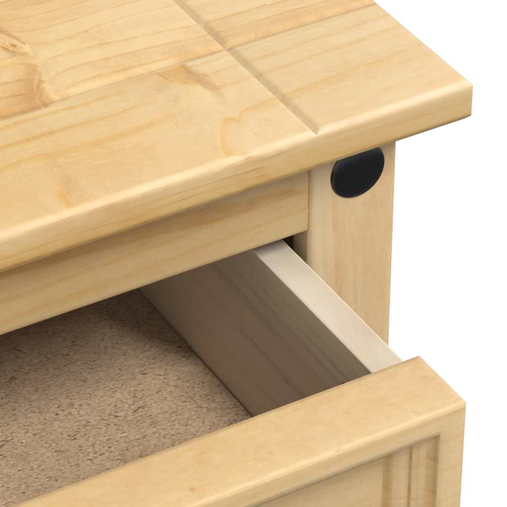 sengebord Corona 35x32,5x74 cm massivt fyrretræ
