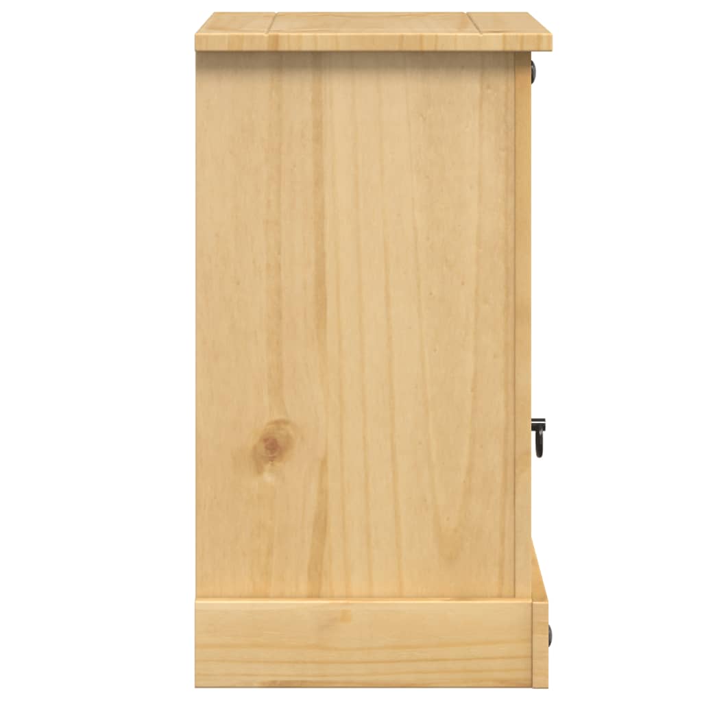 sengebord Corona 45x35x64 cm massivt fyrretræ