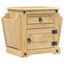sengebord Corona 45x35x47,5 cm massivt fyrretræ
