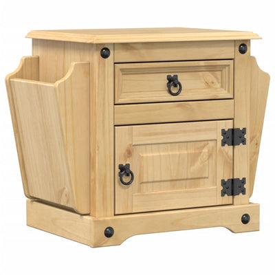 sengebord Corona 45x35x47,5 cm massivt fyrretræ