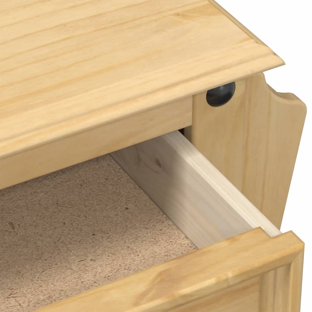 sengebord Corona 45x35x47,5 cm massivt fyrretræ