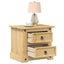 sengebord Corona 53x39x47 cm massivt fyrretræ