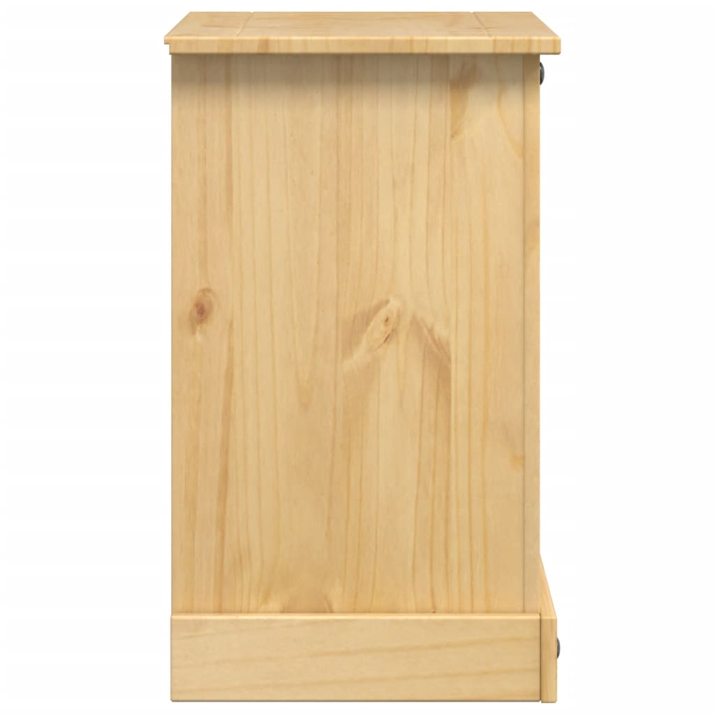 sengebord Corona 53x39x66 cm massivt fyrretræ