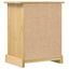 sengebord Corona 53x39x66 cm massivt fyrretræ