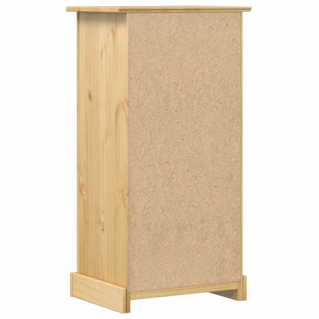 sengebord Corona 53x39x103 cm massivt fyrretræ