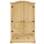 garderobe "Corona" 101x52x170 cm massivt træ fyrretræ