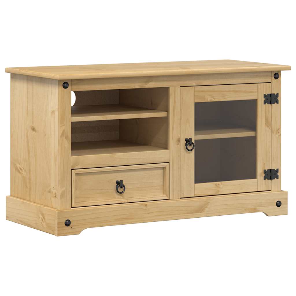 tv-bord Corona 100x45x58 cm massivt fyrretræ