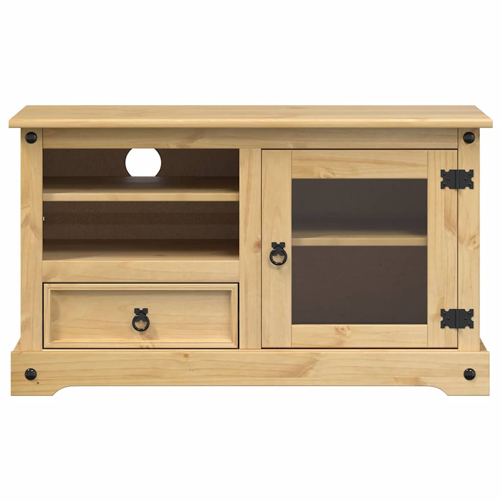 tv-bord Corona 100x45x58 cm massivt fyrretræ