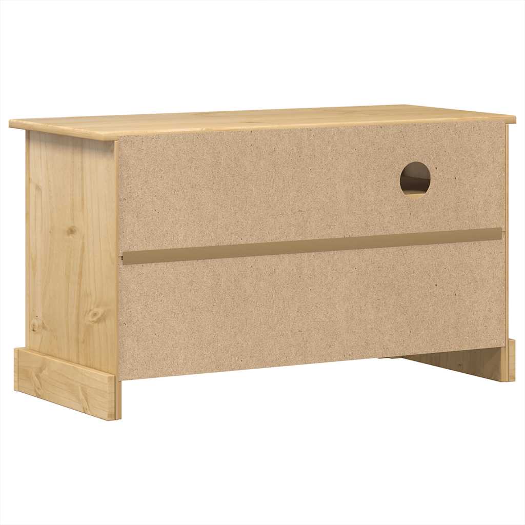 tv-bord Corona 100x45x58 cm massivt fyrretræ