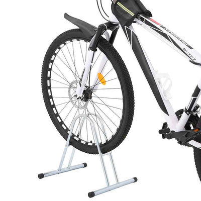 cykelstativ til 1 cykel fritstående galvaniseret stål