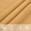 solsejl 2x4 m 160 g/m² HDPE rektangulær sandfarvet