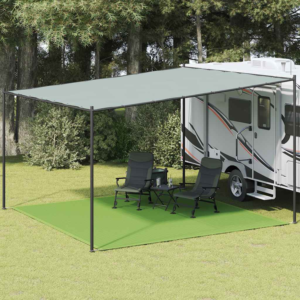 telttæppe 400x400 cm HDPE lysegrøn billede