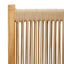 Klapstole i beige, massivt træ, 4 stk.