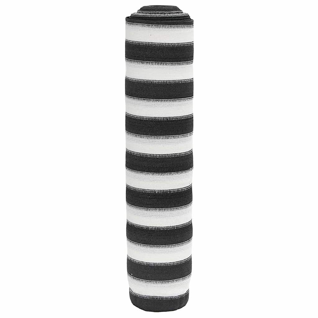 Afskærmning 2X25 M 75 G/M² Hdpe Antracitgrå Og Hvid - 2 x 25 m (150 g)