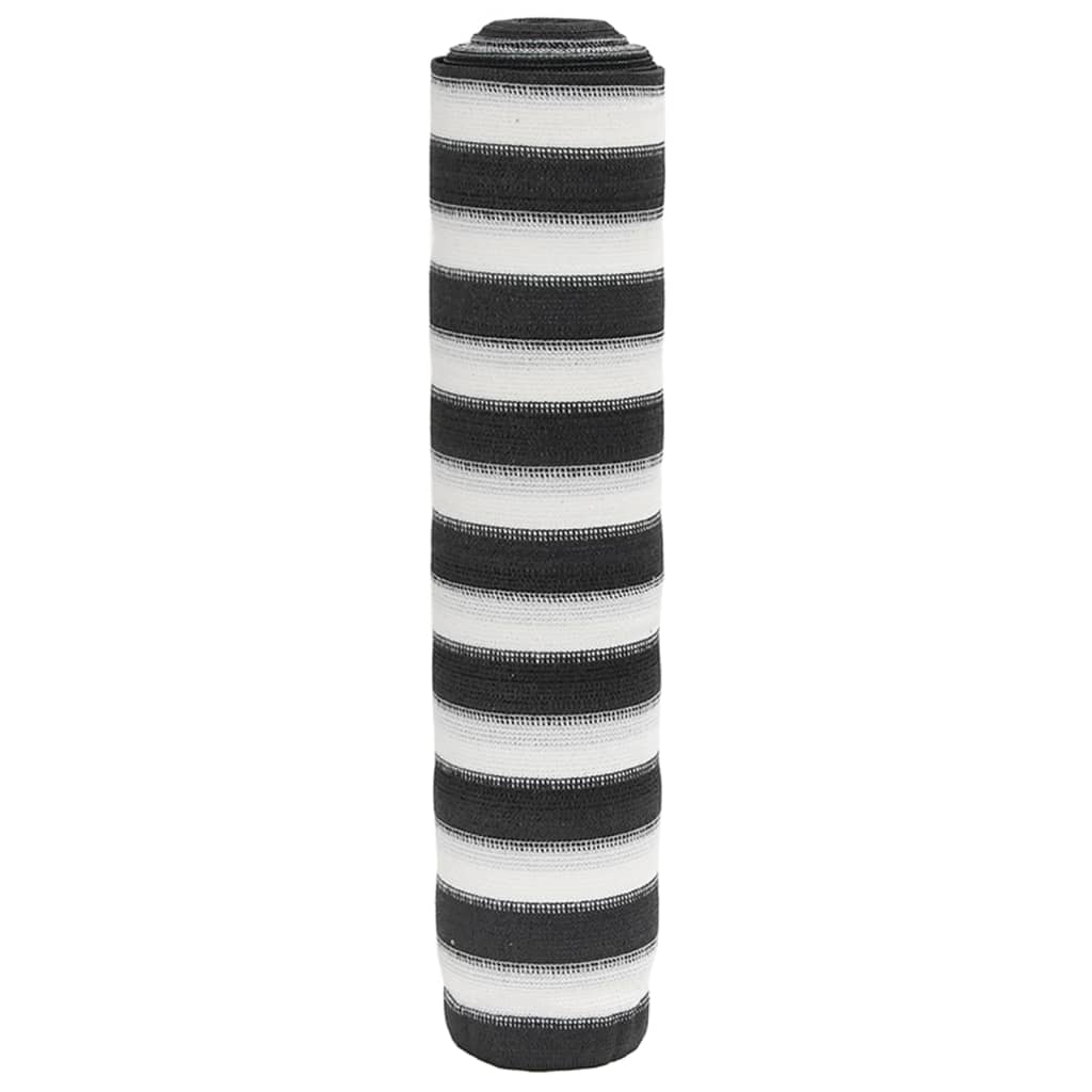 Afskærmning 2X25 M 75 G/M² Hdpe Antracitgrå Og Hvid - 1.8 x 25 m (195 g)