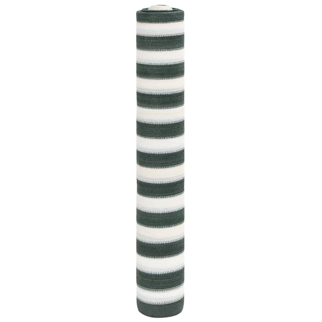 afskærmning 1,5x10 m 150 g/m² HDPE grøn og hvid
