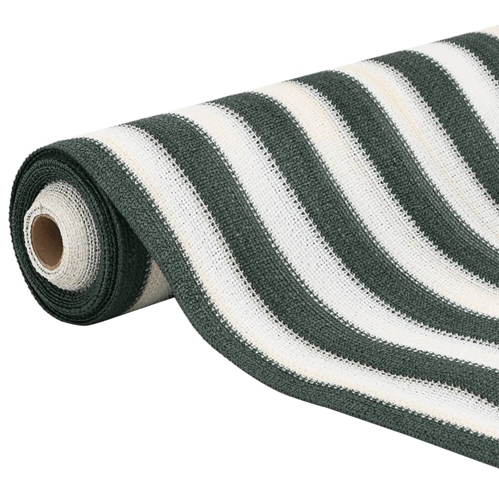 afskærmning 1,5x25 m 150 g/m² HDPE grøn og hvid