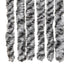 flueforhæng 1118x220 cm chenille grå og sort-hvid