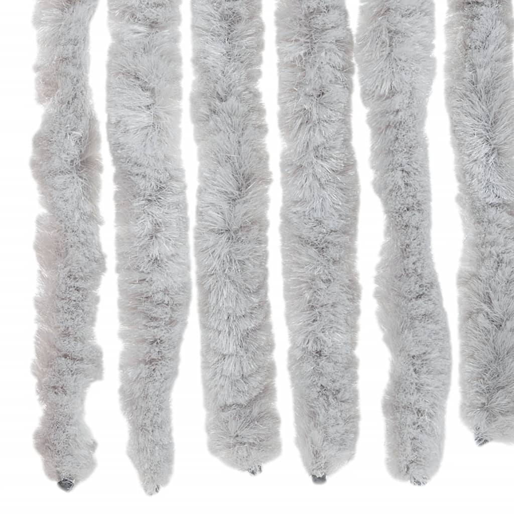flueforhæng 118x220 cm chenille grå