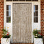 flueforhæng 118x220 cm chenille beige og brun