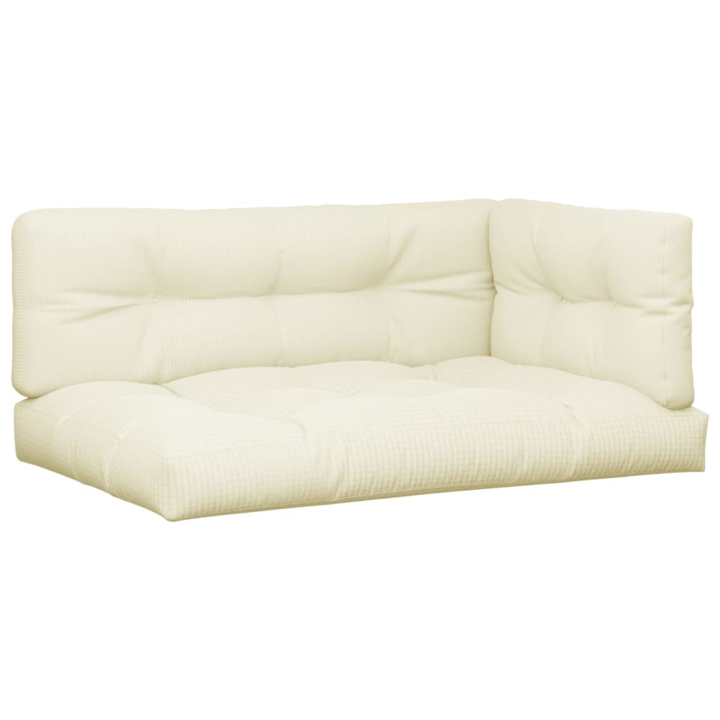 pallehynder 7 stk. stof cremefarvet