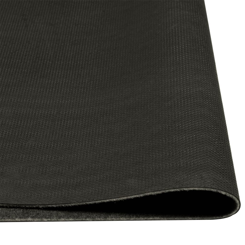 køkkentæppe 60x180 cm vindesign vaskbart velour grå