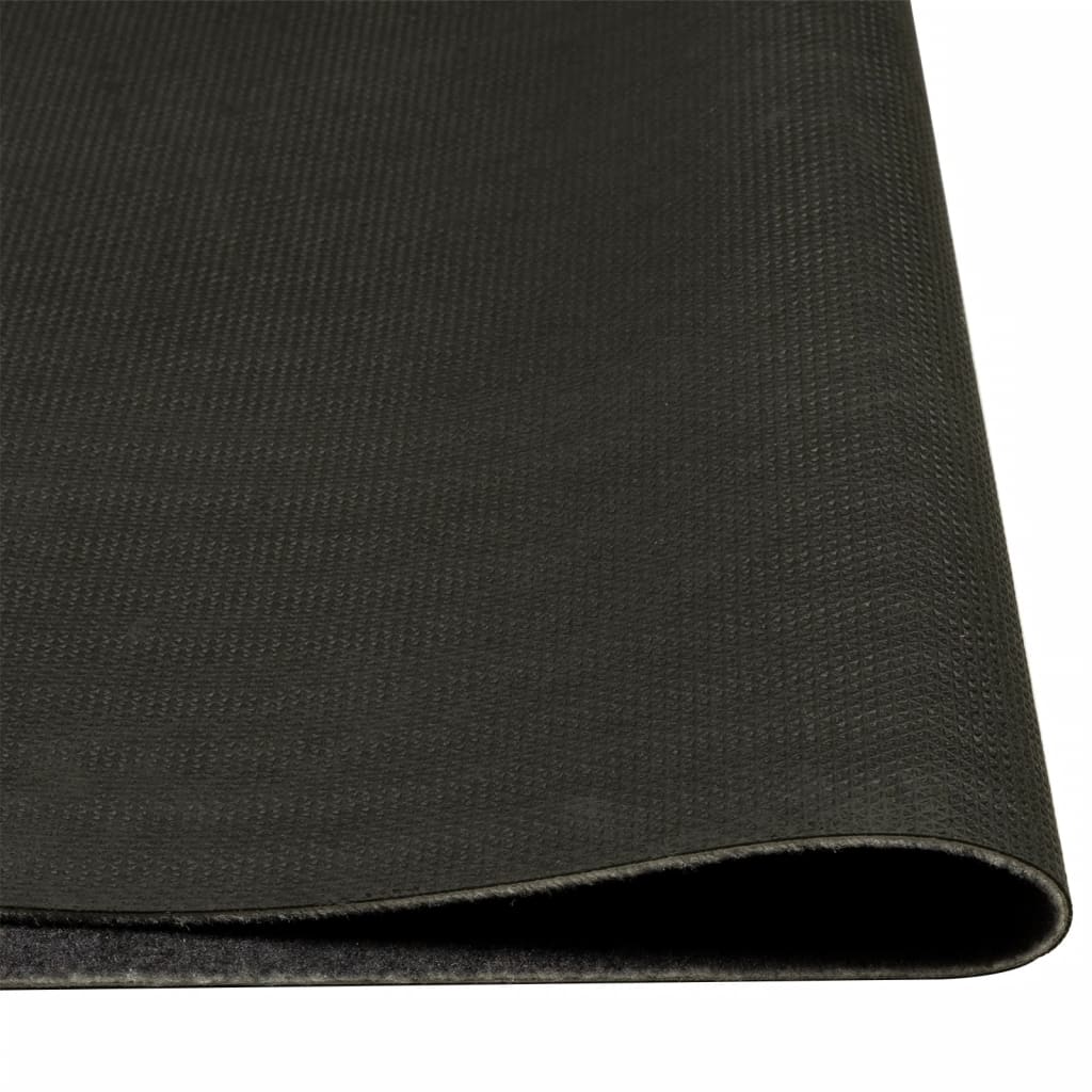 køkkentæppe 60x300 cm vindesign vaskbart velour grå