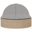 solseng med hynder polyrattan beige