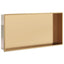 brusehylde 62x32x9 cm rustfrit stil børstet guldfarve