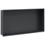 brusehylde 62x32x9 cm rustfrit stil matsort
