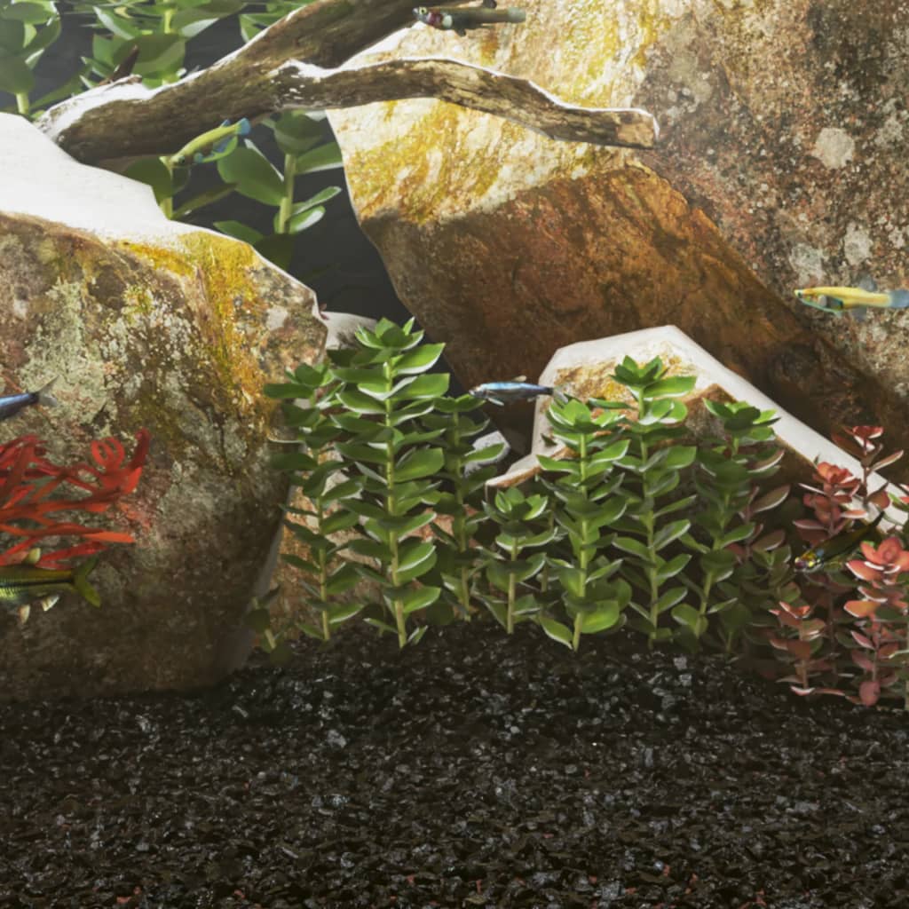akvariesand 10 kg 0,2-2 mm sort billede