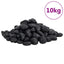 polerede småsten 10 kg 2-5 cm sort