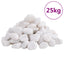 polerede småsten 25 kg 2-5 cm hvid