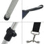 T-sejl til båd 170x170x(113-182,5) cm forlængerdel blå