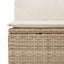 sofasæt til haven 10 dele med hynder polyrattan beige