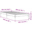 sengeramme 100x200 cm konstrueret træ og metal sonoma-eg