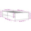 sengeramme 90x200 cm konstrueret træ og metal sonoma-eg