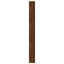 skoskab med spejl og 5 hylder 63x17x169,5 cm brun egetræsfarve