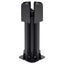 foldbar parasolholder til Ø38/48 mm stang stål blank sort