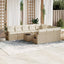 sofasæt til haven 11 dele med hynder polyrattan beige