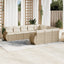 sofasæt til haven 10 dele med hynder polyrattan beige
