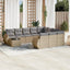 sofasæt til haven 11 dele med hynder polyrattan beige