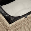 sofasæt til haven 10 dele med hynder polyrattan beige