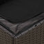 sofasæt til haven 11 dele med hynder polyrattan sort